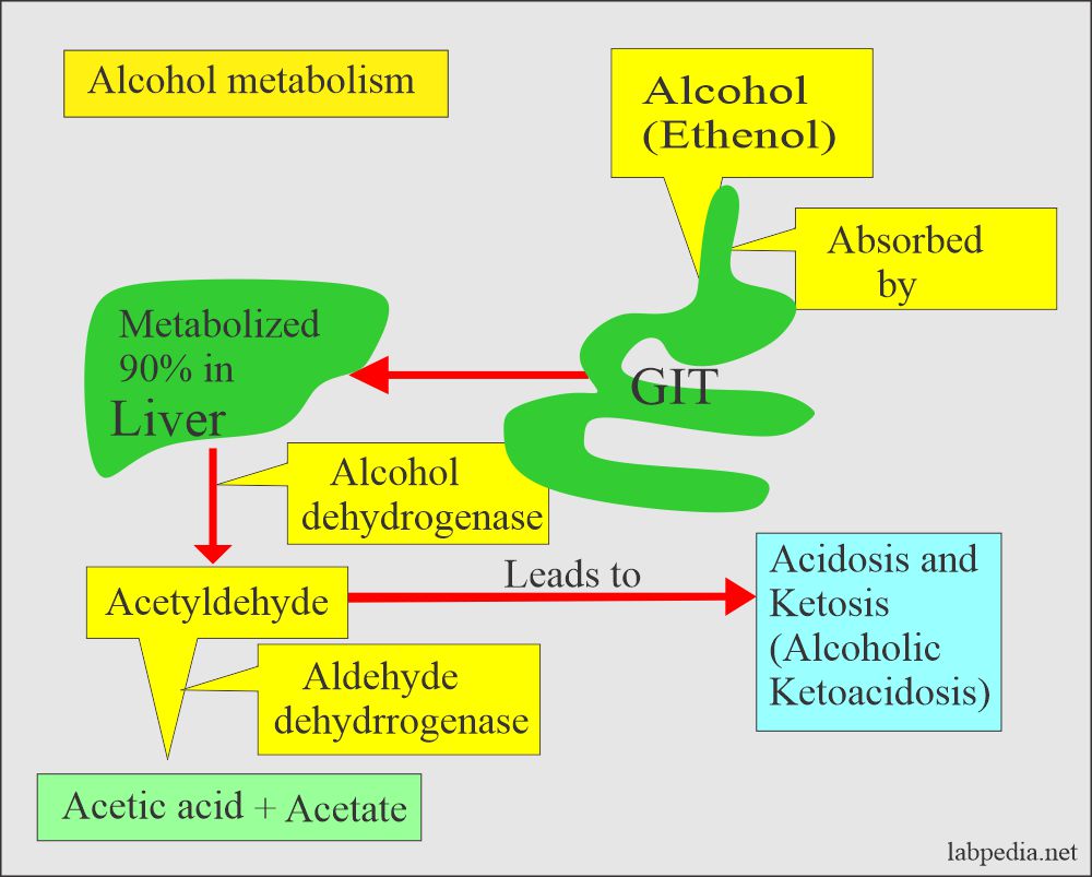 Alcohols: Ethyl alcohol (Ethanol), Methanol, Isopropanol, and Ethylene Glycol, and Complications